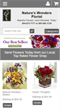 Mobile Screenshot of natureswondersflorist.com